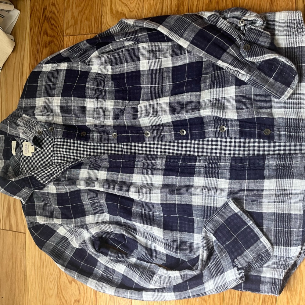 JCREW flannel womens size XS